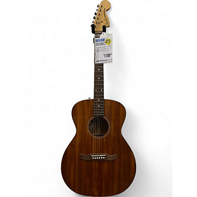 Fender Used 2021 Fender Newporter Pro Custom Natural Acoustic Electric Guitar