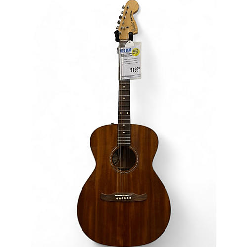 Fender Used 2021 Fender Newporter Pro Custom Natural Acoustic Electric Guitar Natural