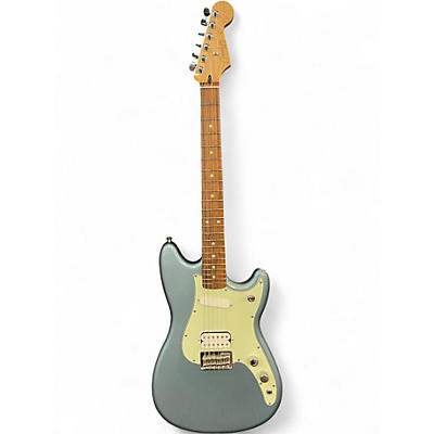 Used 2021 Fender Player Duo Sonic HS Ice Blue Metallic Solid Body Electric Guitar