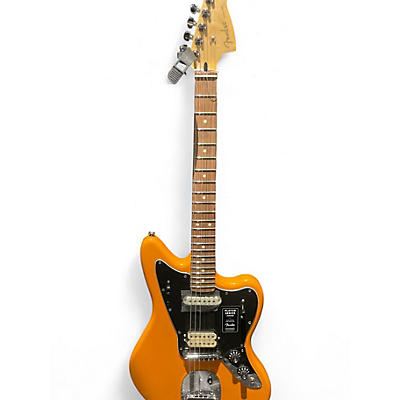 Used 2021 Fender Player Jaguar Capri Orange Solid Body Electric Guitar