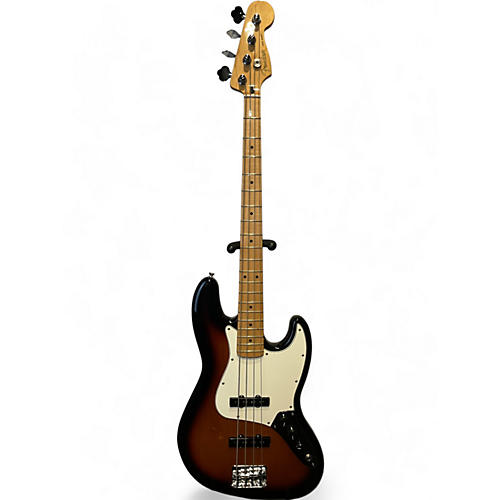 Fender Used 2021 Fender Player Jazz Bass 2 Color Sunburst Electric Bass Guitar 2 Color Sunburst