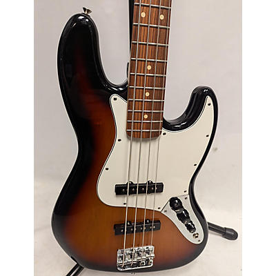 Fender Used 2021 Fender Player Jazz Bass 3 Tone Sunburst Electric Bass Guitar