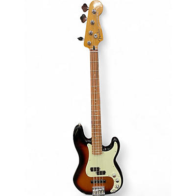 Used 2021 Fender Player Plus Active Precision Bass 3 Color Sunburst Electric Bass Guitar