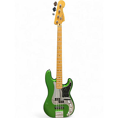 Used 2021 Fender Player Plus Active Precision Bass Cosmic Jade Electric Bass Guitar