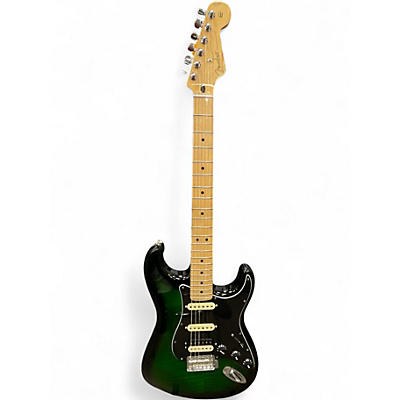 Used 2021 Fender Player Plus Stratocaster Plus Top HSS Greenburst Solid Body Electric Guitar