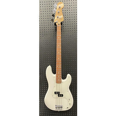 Fender Used 2021 Fender Player Precision Bass Arctic White Electric Bass Guitar