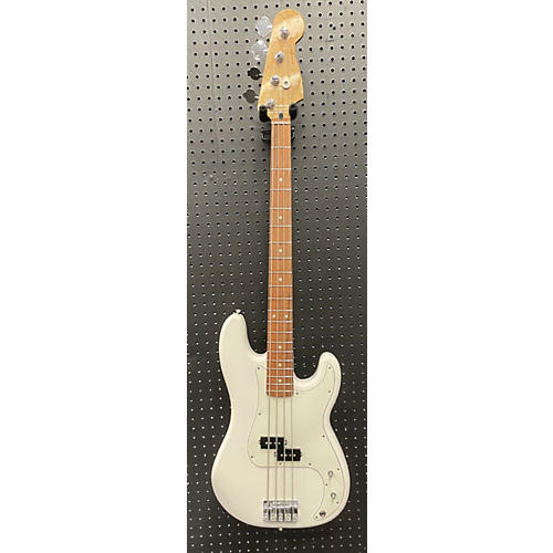 Fender Used 2021 Fender Player Precision Bass Arctic White Electric Bass Guitar Arctic White