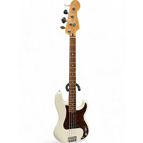 Fender Used 2021 Fender Player Precision Bass Arctic White Electric Bass Guitar Arctic White