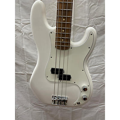 Fender Used 2021 Fender Player Precision Bass Polar White Electric Bass Guitar