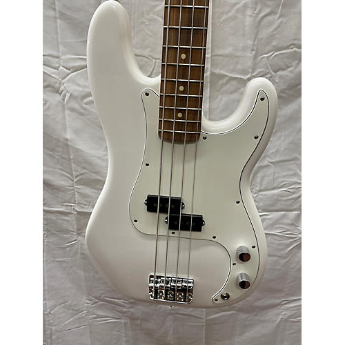 Fender Used 2021 Fender Player Precision Bass Polar White Electric Bass Guitar Polar White