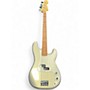 Used 2021 Fender Player Precision Bass Silver Sparkle Electric Bass Guitar Silver Sparkle