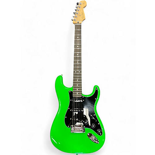 Fender Used 2021 Fender Player Stratocaster Ferrari Green Solid Body Electric Guitar Ferrari Green