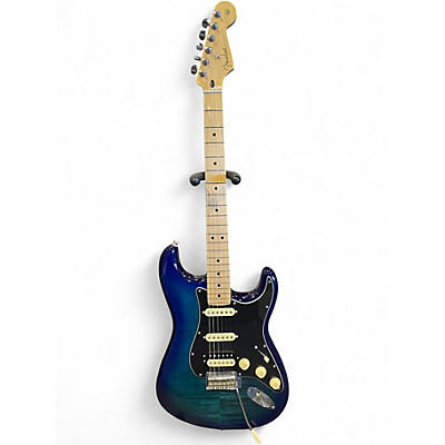 Used 2021 Fender Player Stratocaster HSS Plus Top MOUNTAIN BLUE BURST Solid Body Electric Guitar