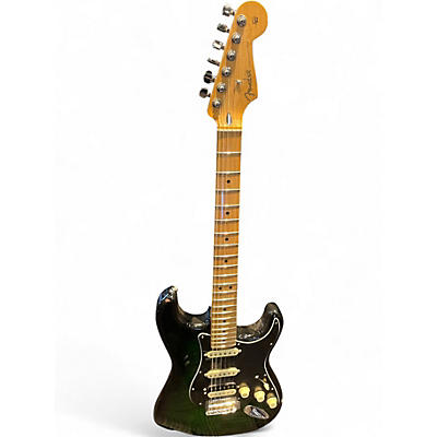 Used 2021 Fender Player Stratocaster HSS Trans Green Solid Body Electric Guitar