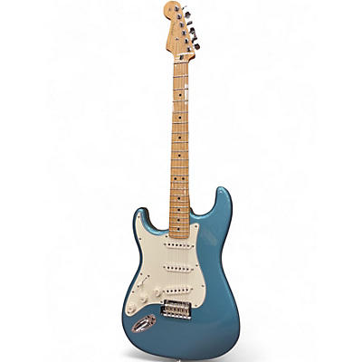 Used 2021 Fender Player Stratocaster Left Handed Tidepool Solid Body Electric Guitar