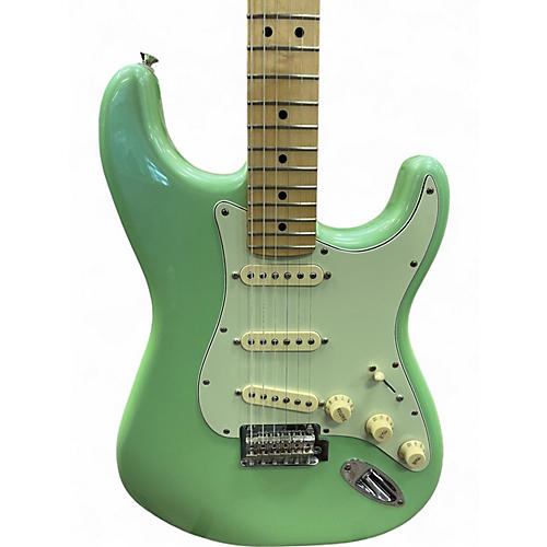 Used 2021 Fender Player Stratocaster Surf Green Solid Body Electric Guitar Surf Green