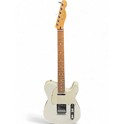 Used 2021 Fender Player Telecaster Olympic White Solid Body Electric Guitar