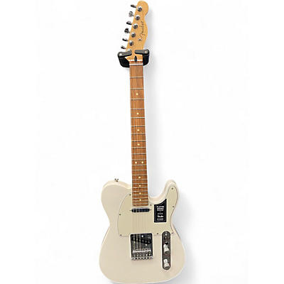 Used 2021 Fender Player Telecaster Polar White Solid Body Electric Guitar