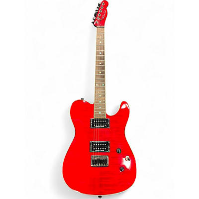 Used 2021 Fender Special Edition Custom Telecaster FMT HH Crimson Red Transparent Solid Body Electric Guitar