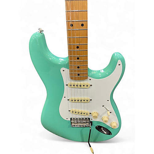 Used 2021 Fender Vintera 50s Stratocaster Surf Green Solid Body Electric Guitar Surf Green