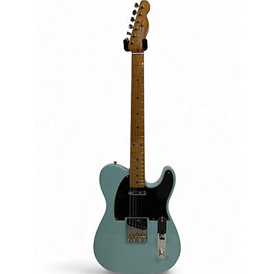 Used 2021 Fender Vintera 50s Telecaster Daphne Blue Solid Body Electric Guitar