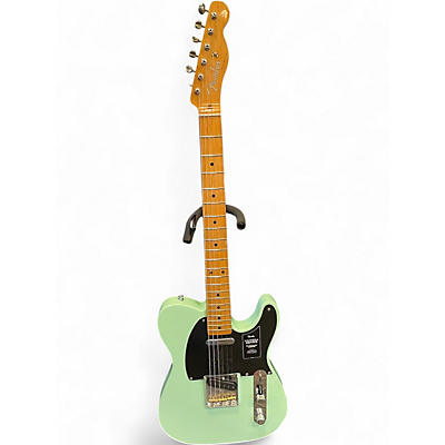Used 2021 Fender Vintera 50s Telecaster Modified Surf Green Solid Body Electric Guitar