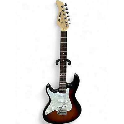 Used 2021 Fernandes LE-2 LEFTY 3 Color Sunburst Solid Body Electric Guitar