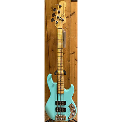 G&L Used 2021 G&L CLF Research L-2500 Turquoise Electric Bass Guitar