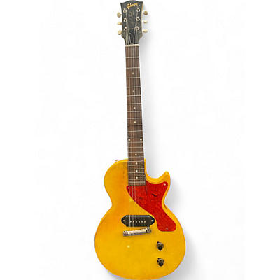 Gibson Used 2021 Gibson 1957 murphy lab Les Paul Jr Left Handed Worn TV Yellow Solid Body Electric Guitar