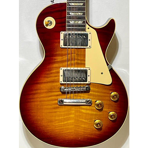 Gibson Used 2021 Gibson 1959 Reissue Murphy Aged Les Paul Heritage Cherry Sunburst Solid Body Electric Guitar Heritage Cherry Sunburst