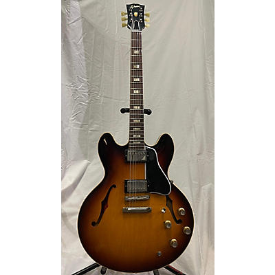 Gibson Used 2021 Gibson CUSTOM 1964 ES335 VOS Vintage Sunburst Hollow Body Electric Guitar