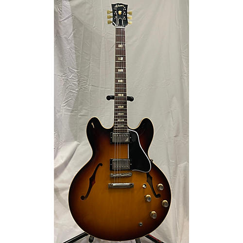 Gibson Used 2021 Gibson CUSTOM 1964 ES335 VOS Vintage Sunburst Hollow Body Electric Guitar Vintage Sunburst