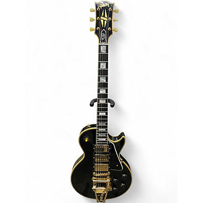 Used 2021 Gibson Custom 1957 LES PAUL  3P BLACK BEAUTY VOS Ebony Solid Body Electric Guitar