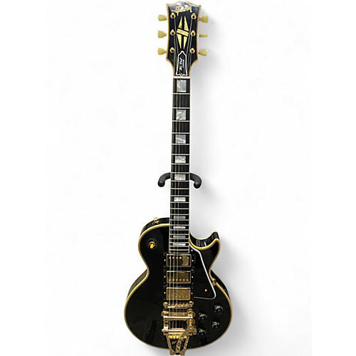 Used 2021 Gibson Custom 1957 LES PAUL  3P BLACK BEAUTY VOS Ebony Solid Body Electric Guitar Ebony