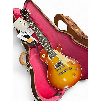 Used 2021 Gibson Custom Murphy Lab 1958 Les Paul Standard Reissue Ultra Light Aged Heritage Cherry Sunburst Solid Body Electric Guitar