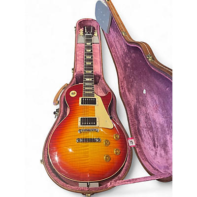 Used 2021 Gibson Custom Shop Wildwood 1959 Reissue Les Paul Deep Cherry Burst Solid Body Electric Guitar