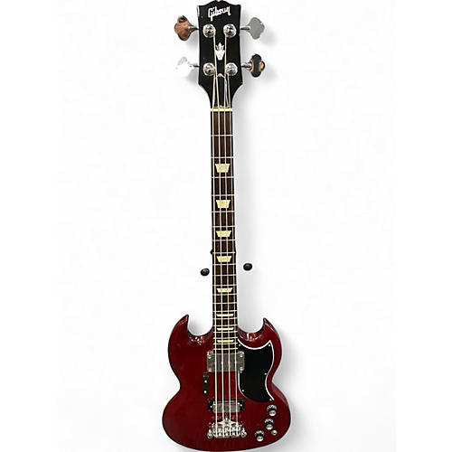 Used 2021 Gibson EB0 Cherry Electric Bass Guitar Cherry