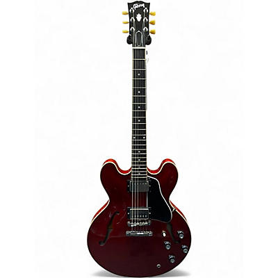 Used 2021 Gibson ES335 CHERRY Hollow Body Electric Guitar