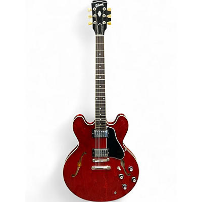 Used 2021 Gibson ES335 Cherry Hollow Body Electric Guitar
