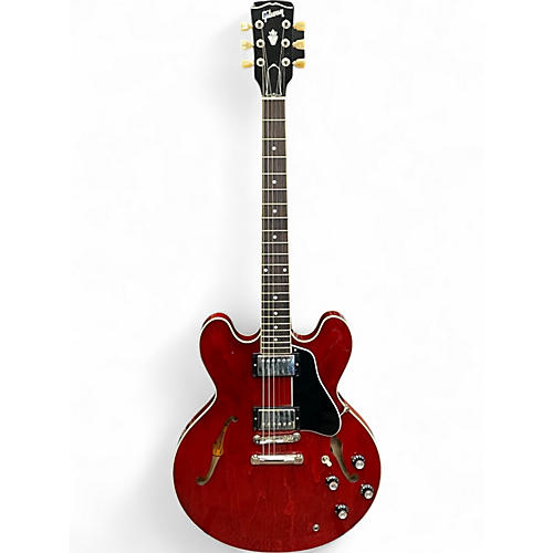 Used 2021 Gibson ES335 Cherry Hollow Body Electric Guitar Cherry
