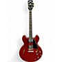 Used 2021 Gibson ES335 Cherry Hollow Body Electric Guitar Cherry