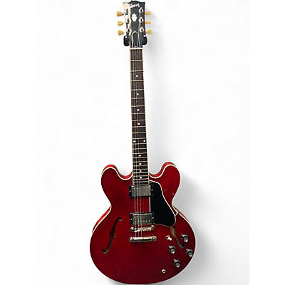 Used 2021 Gibson ES335 Cherry Hollow Body Electric Guitar