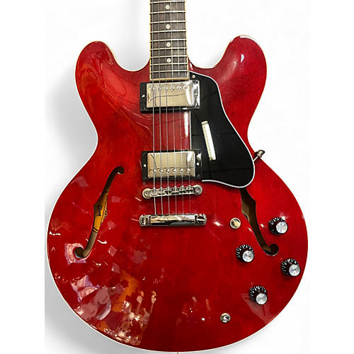 Used 2021 Gibson ES335 Gloss sixties cherry Hollow Body Electric Guitar sixties cherry