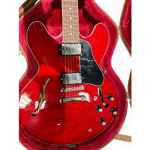 Used 2021 Gibson ES335 Traditional Heritage Cherry Hollow Body Electric Guitar Heritage Cherry