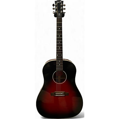 Gibson Used 2021 Gibson J-45 Acoustic-Electric Guitar Vermillion Burst Acoustic Electric Guitar