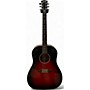 Used Gibson Used 2021 Gibson J-45 Acoustic-Electric Guitar Vermillion Burst Acoustic Electric Guitar Vermillion Burst