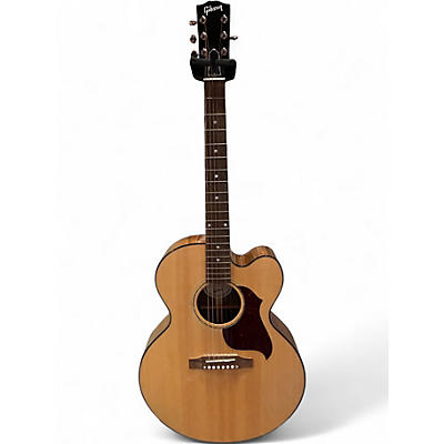 Used 2021 Gibson J185EC MODERN WALNUT Antique Natural Acoustic Electric Guitar