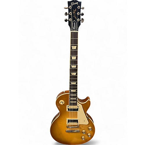 Gibson Used 2021 Gibson Les Paul Classic Honey Burst Solid Body Electric Guitar Honey Burst