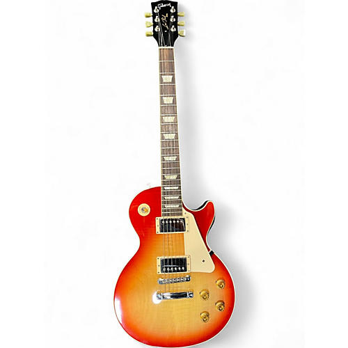 Used 2021 Gibson Les Paul Standard 1950S Neck Cherry Sunburst Solid Body Electric Guitar Cherry Sunburst