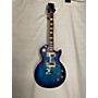 Used Gibson Used 2021 Gibson Les Paul Traditional Pro V Flame Top Blueberry Solid Body Electric Guitar blueberry